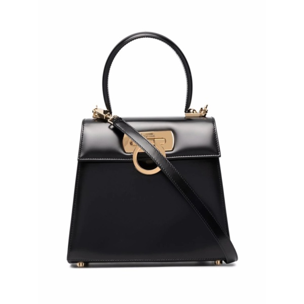 Gancini leather tote bag