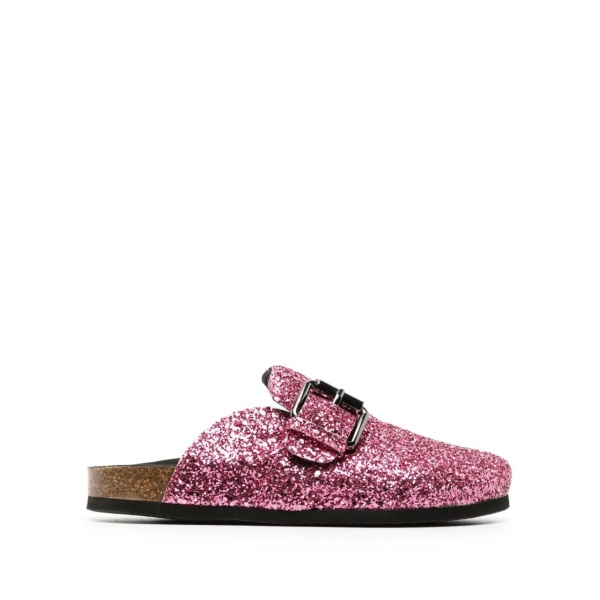 glitter-detail sandals