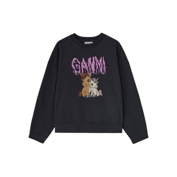 graphic-print sweatshirt