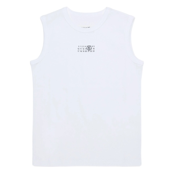 graphic sleeveless T-shirt