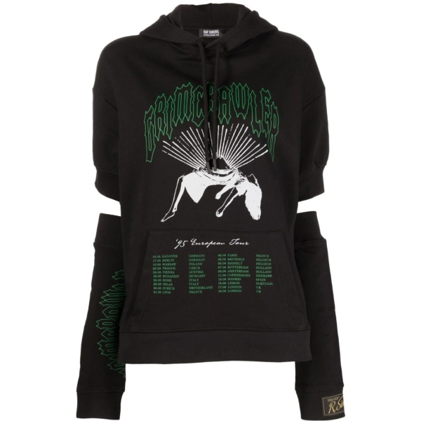Grimrawler-print hoodie