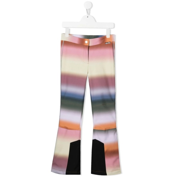 Harlie stripe-print trousers