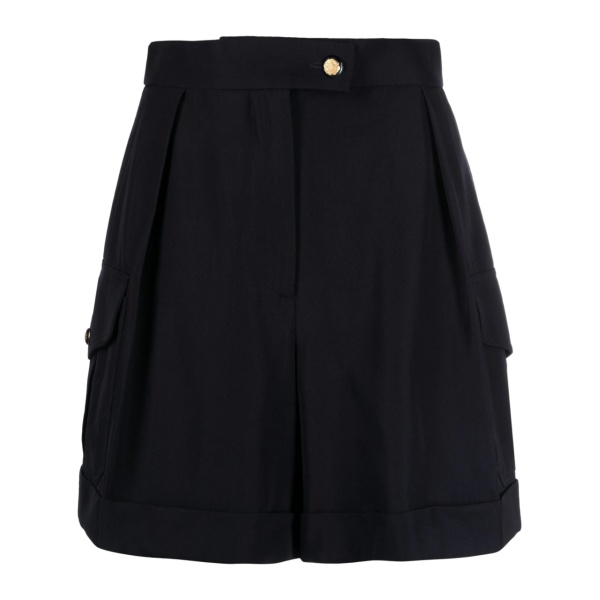 high-waisted cargo shorts
