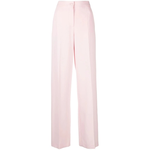 high-waisted tailored trousers