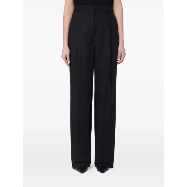 high-waisted trousers