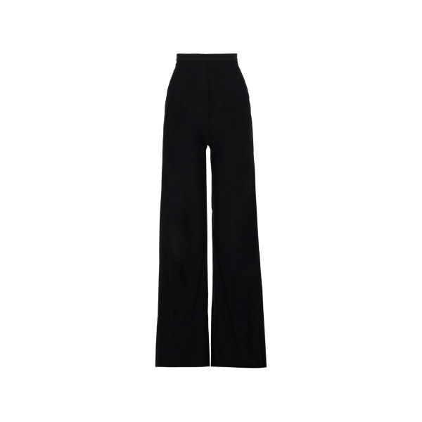 high-waisted trousers