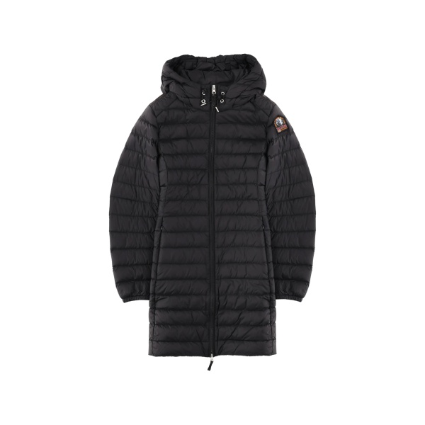 hooded padded coat