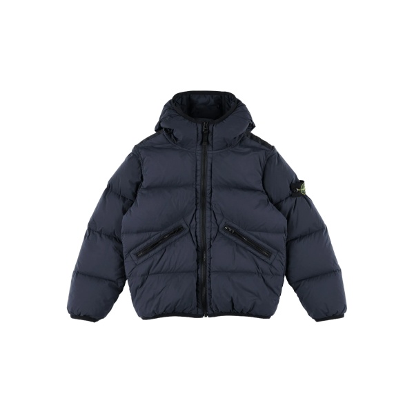 hooded puffer jacket