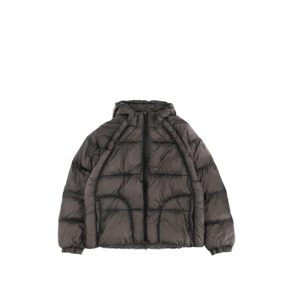 hooded puffer jacket