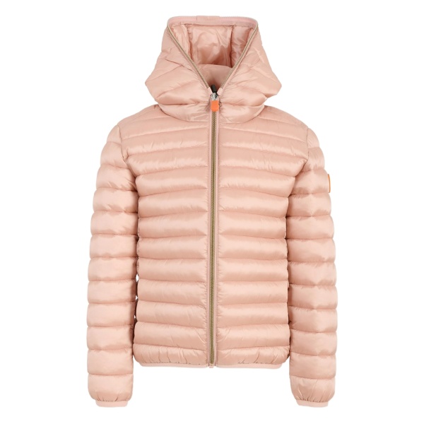 hooded quilted jacket