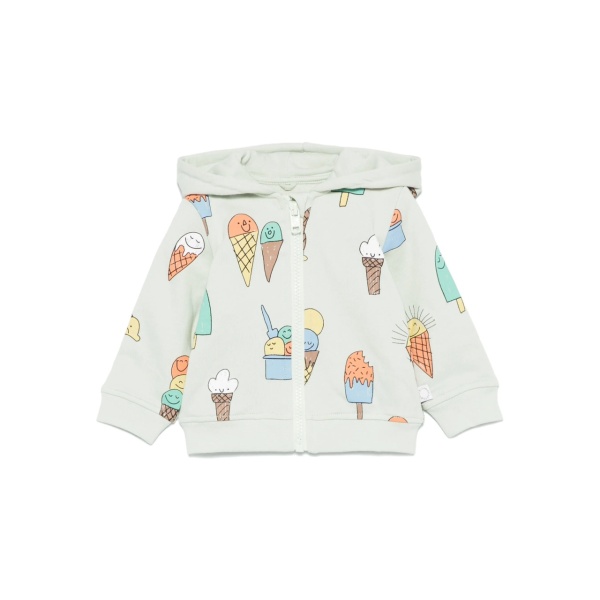 illustration-print hoodie