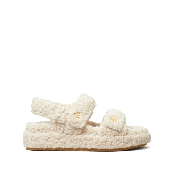 Kira faux-shearling sandals