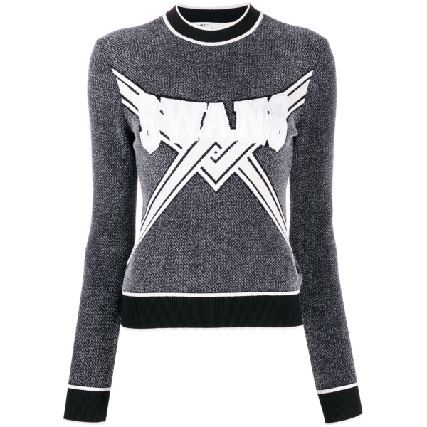 knitted logo top