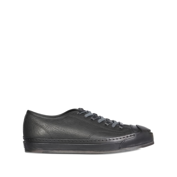 leather lace-up sneakers