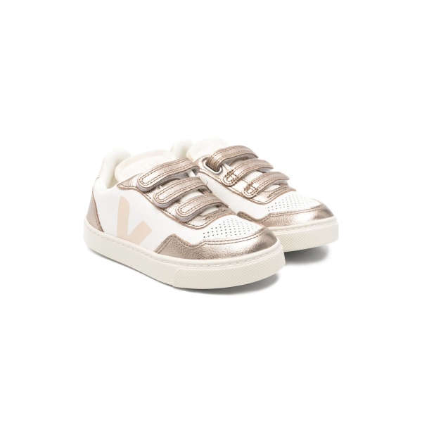 leather strap sneakers