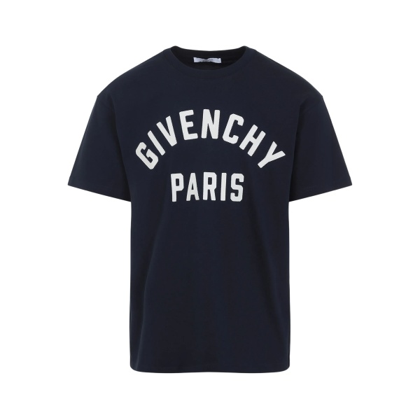 lettering-print T-shirt