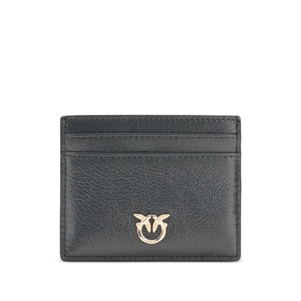logo-appliqué card holder