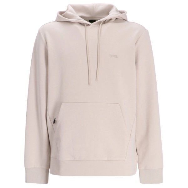 logo-appliqué jersey hoodie