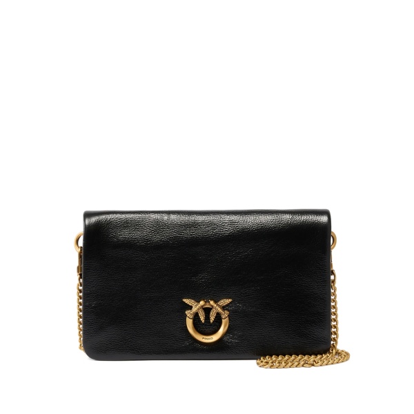 logo-chain shoulder bag