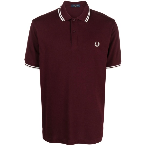 logo-embroidered cotton polo shirt