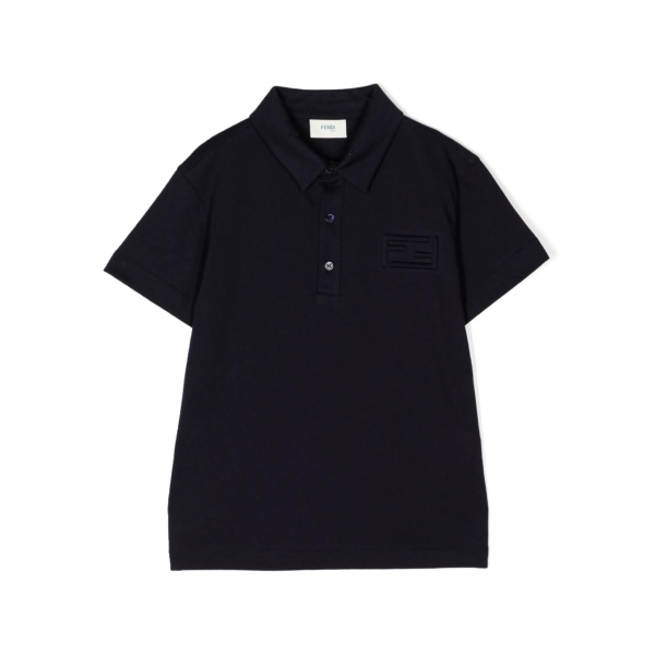logo-embroidered cotton polo shirt