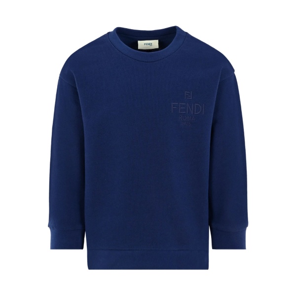 logo-embroidered crew-neck sweatshirt
