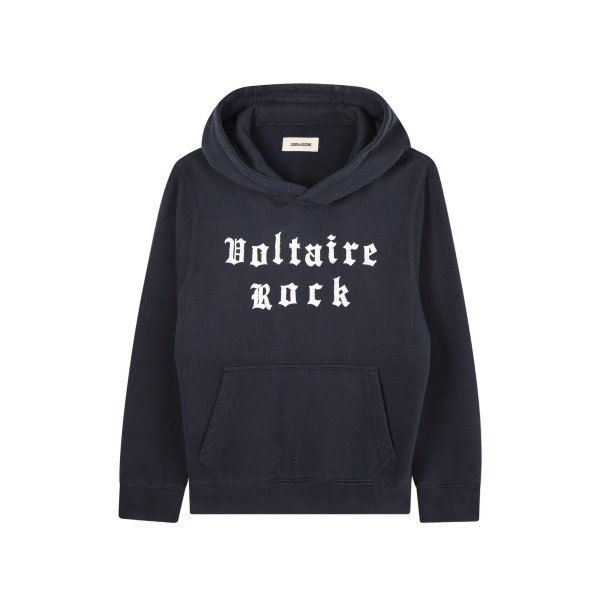 logo-embroidered hoodie