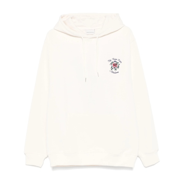 logo embroidered hoodie