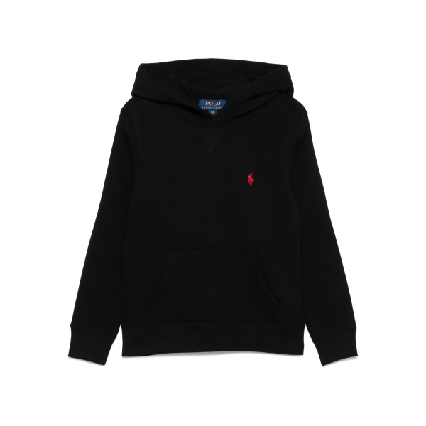 logo-embroidered hoodie