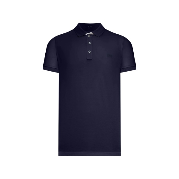 logo-embroidered polo shirt