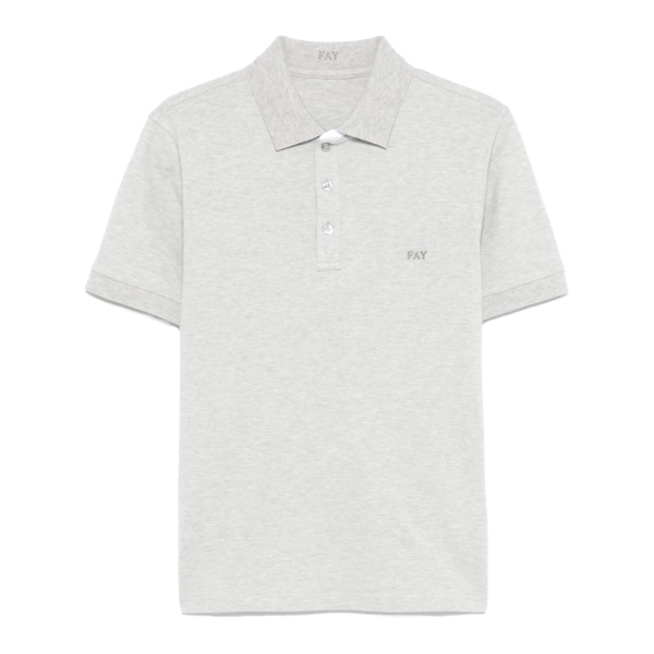 logo-embroidered polo shirt