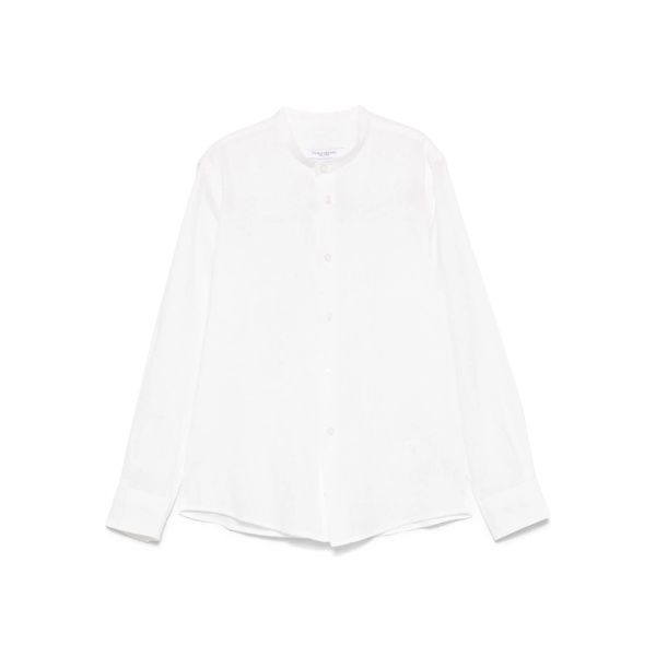 logo-embroidered shirt