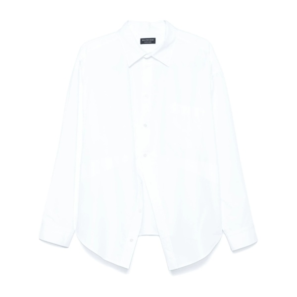 logo-embroidered shirt