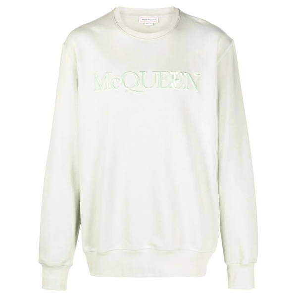 logo-embroidered sweatshirt