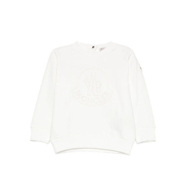 logo-embroidered sweatshirt