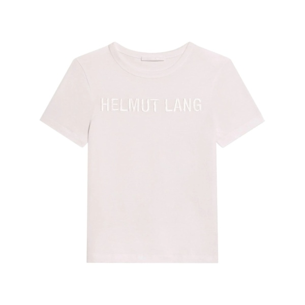 logo-embroidered T-shirt