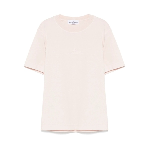 logo-embroidered T-shirt