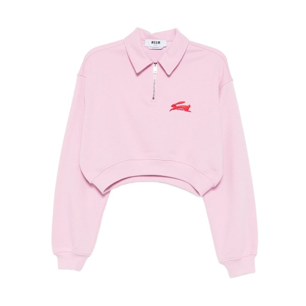logo-embroidered top