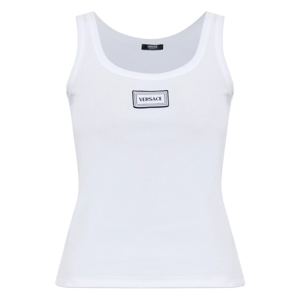 logo-embroidered top