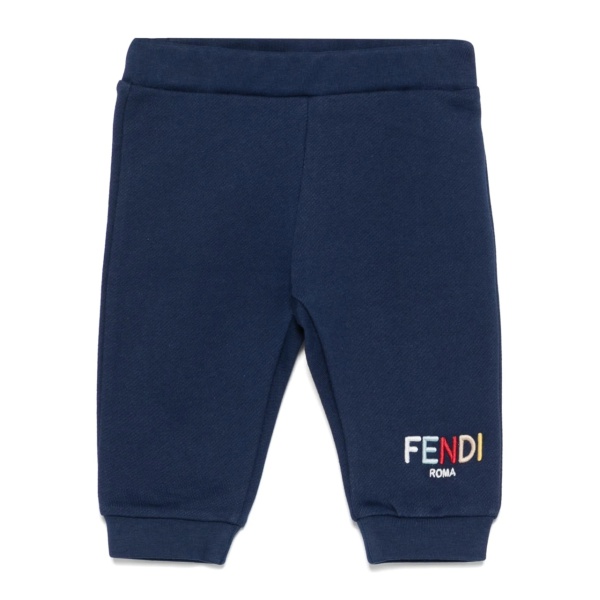 logo-embroidered track pants