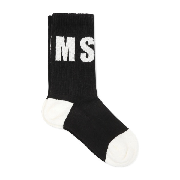 logo-jacquard socks