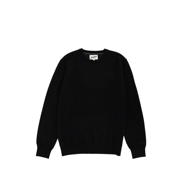 logo knitted sweater