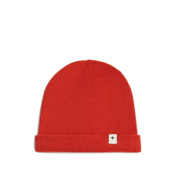 logo-patch beanie hat