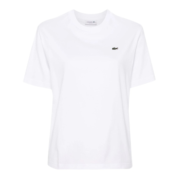 logo-patch cotton T-shirt