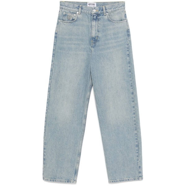 logo-patch jeans