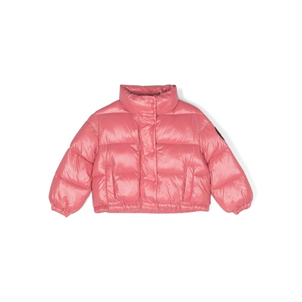 logo-patch padded-design jacket