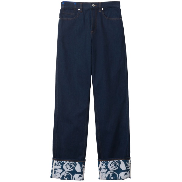 logo-patch straight-leg jeans
