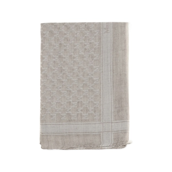 logo pattern scarf