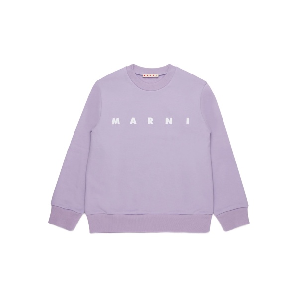 logo-print crew-neck sweater