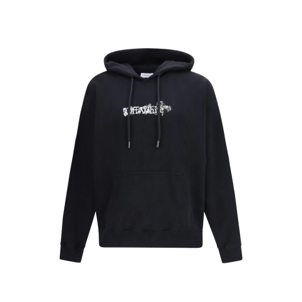 logo-print hoodie